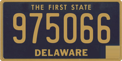 DE license plate 975066