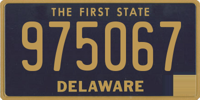 DE license plate 975067