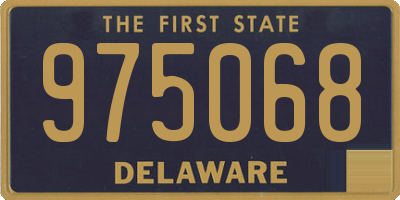 DE license plate 975068