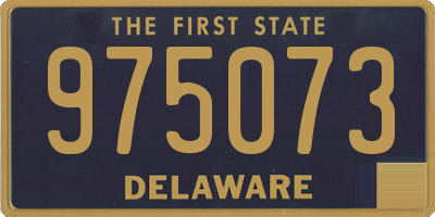 DE license plate 975073