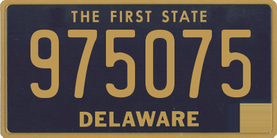 DE license plate 975075