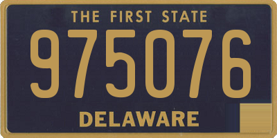 DE license plate 975076