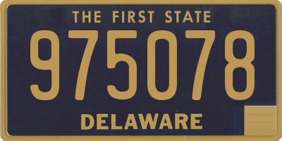 DE license plate 975078