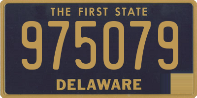 DE license plate 975079