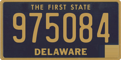 DE license plate 975084