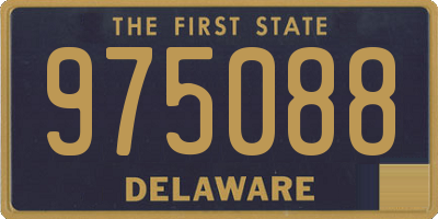 DE license plate 975088