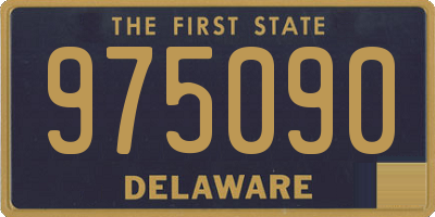 DE license plate 975090