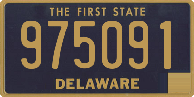 DE license plate 975091