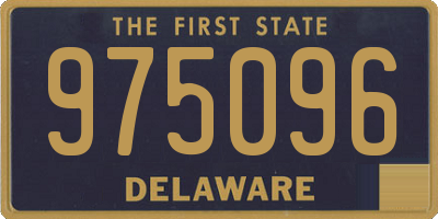 DE license plate 975096