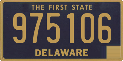 DE license plate 975106