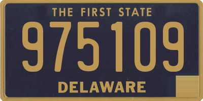 DE license plate 975109