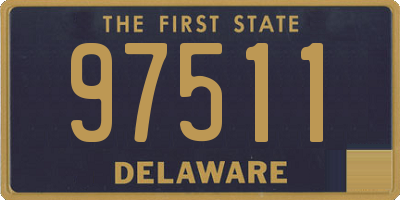DE license plate 97511