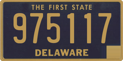 DE license plate 975117