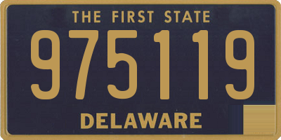 DE license plate 975119