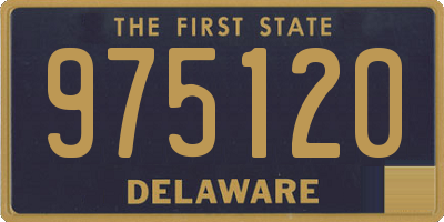 DE license plate 975120