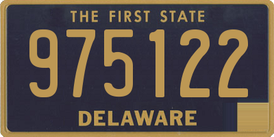 DE license plate 975122