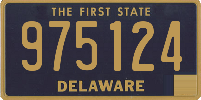 DE license plate 975124