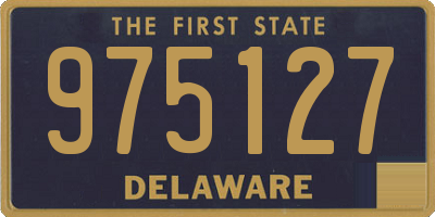 DE license plate 975127