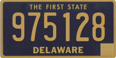 DE license plate 975128