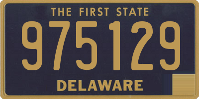 DE license plate 975129