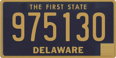 DE license plate 975130