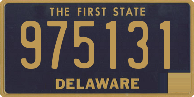 DE license plate 975131