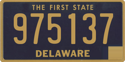 DE license plate 975137