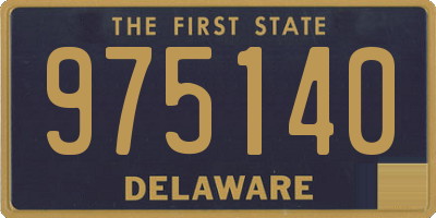 DE license plate 975140