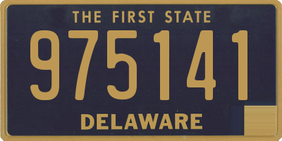 DE license plate 975141