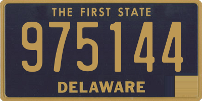 DE license plate 975144