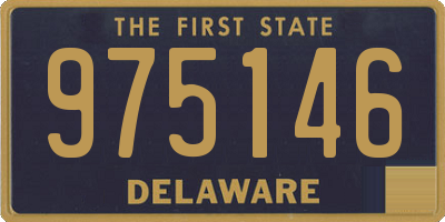 DE license plate 975146