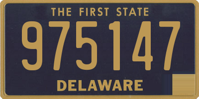 DE license plate 975147