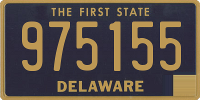 DE license plate 975155