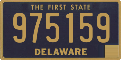 DE license plate 975159