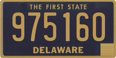 DE license plate 975160