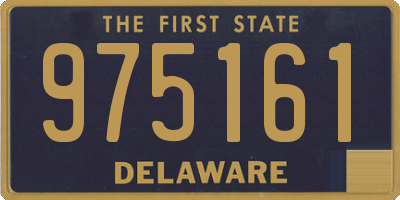 DE license plate 975161