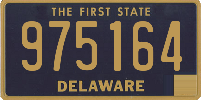 DE license plate 975164