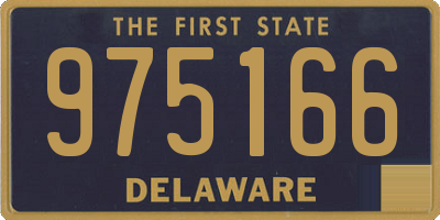 DE license plate 975166