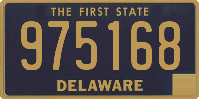 DE license plate 975168