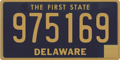 DE license plate 975169