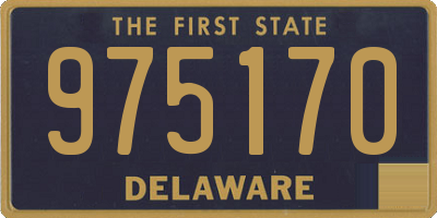 DE license plate 975170