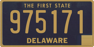 DE license plate 975171