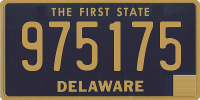 DE license plate 975175