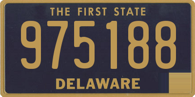 DE license plate 975188