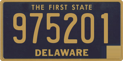 DE license plate 975201