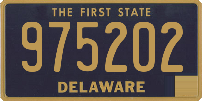 DE license plate 975202