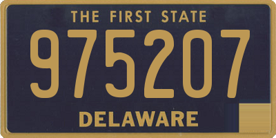 DE license plate 975207