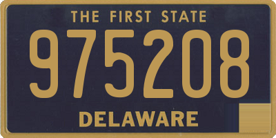 DE license plate 975208