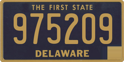 DE license plate 975209