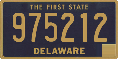 DE license plate 975212